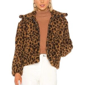 BB Dakota faux Leopard Jacket NWT